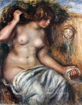  pierre - woman at the fountain Pierre Auguste Renoir